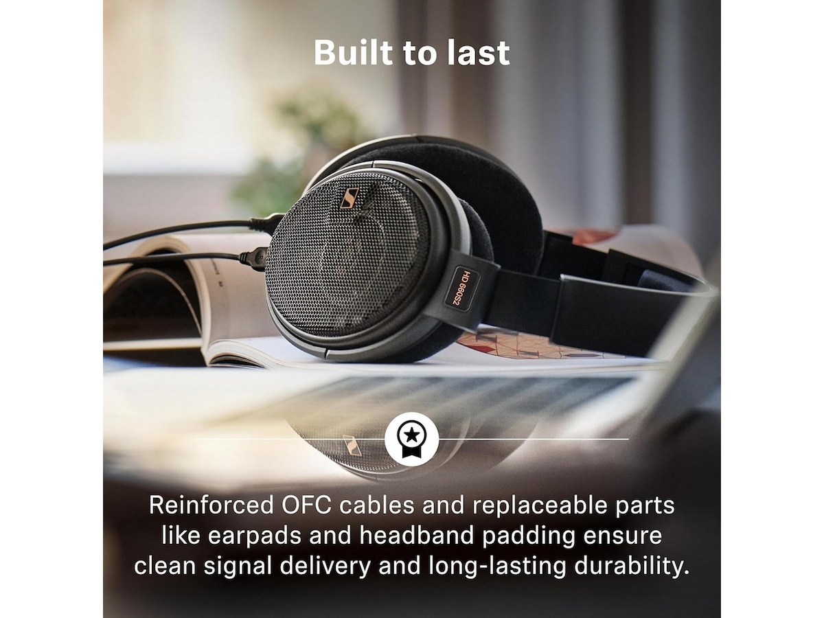 Sennheiser HD660S 2 åbne hovedtelefoner, over-ear (sort) Høretelefoner