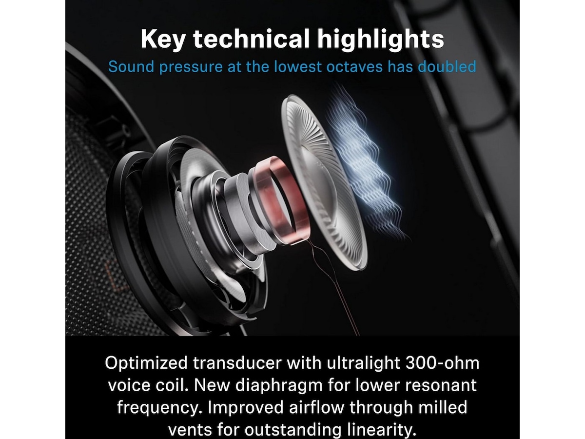 Sennheiser HD660S 2 åbne hovedtelefoner, over-ear (sort) Høretelefoner