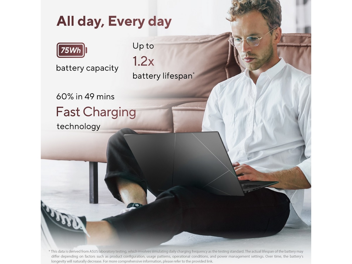 ASUS Zenbook 14 UM3406GA 14" WUXGA Touch (Jade Black) PC - Bærbar / laptop