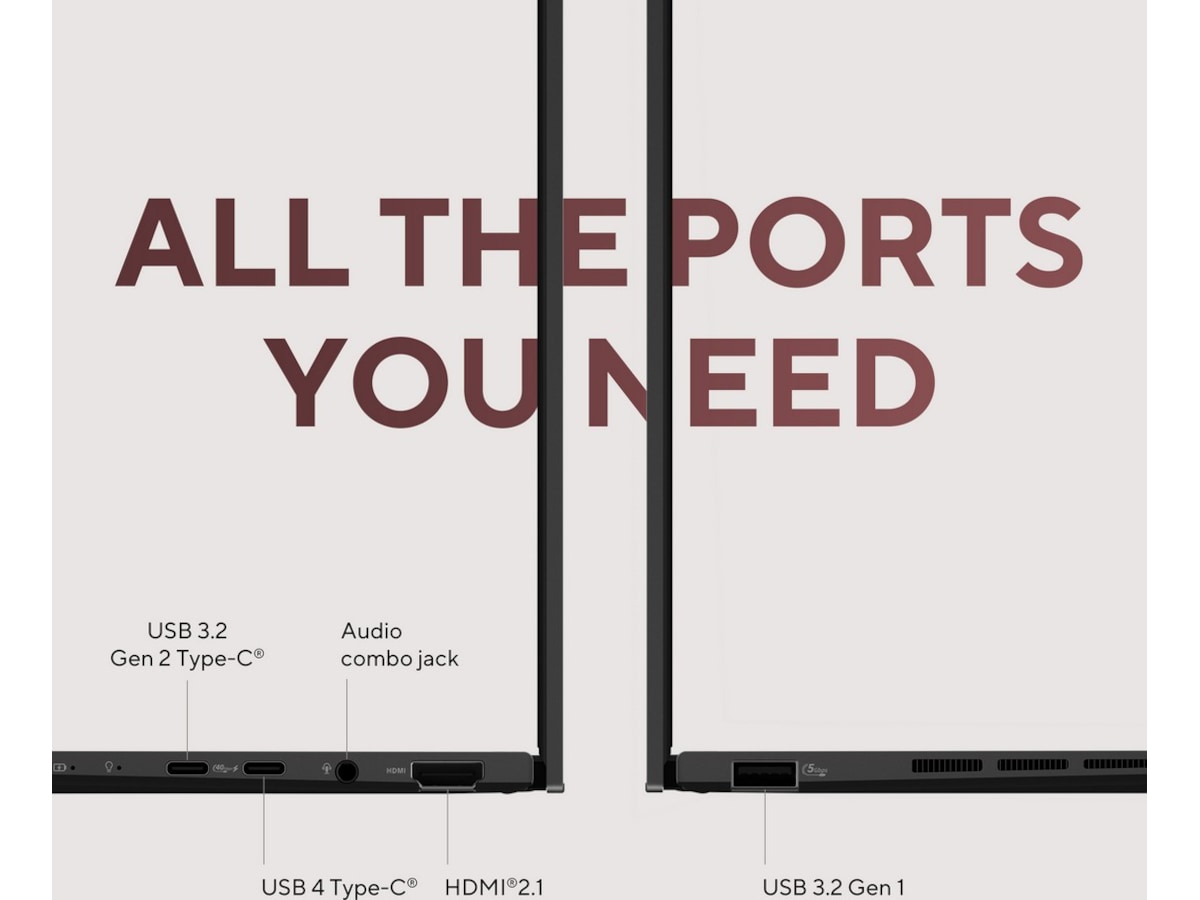 ASUS Zenbook 14 UM3406GA 14" WUXGA Touch (Jade Black) PC - Bærbar / laptop