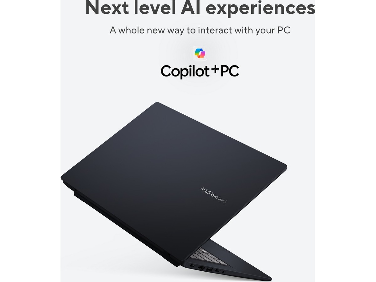 ASUS Vivobook 14" FHD Copilot+ PC (blå) PC - Bærbar / laptop