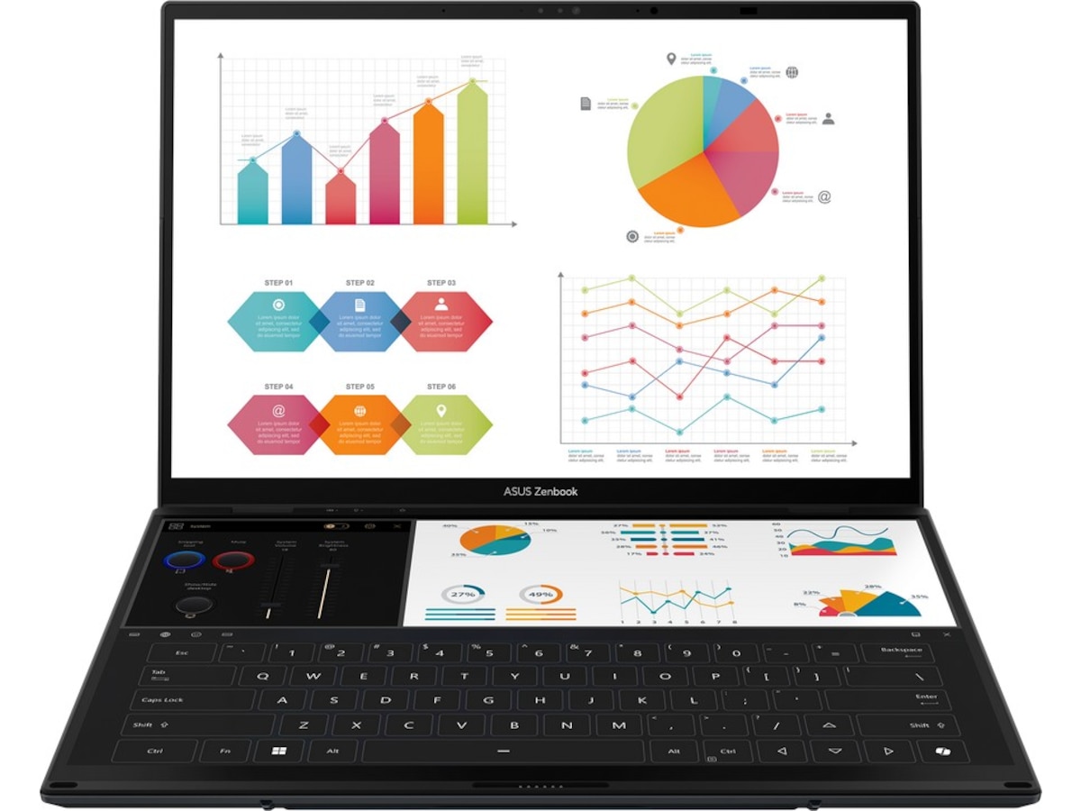 ASUS Zenbook Duo UX8406CA 14" FHD OLED berøringsskærm PC - Bærbar / laptop