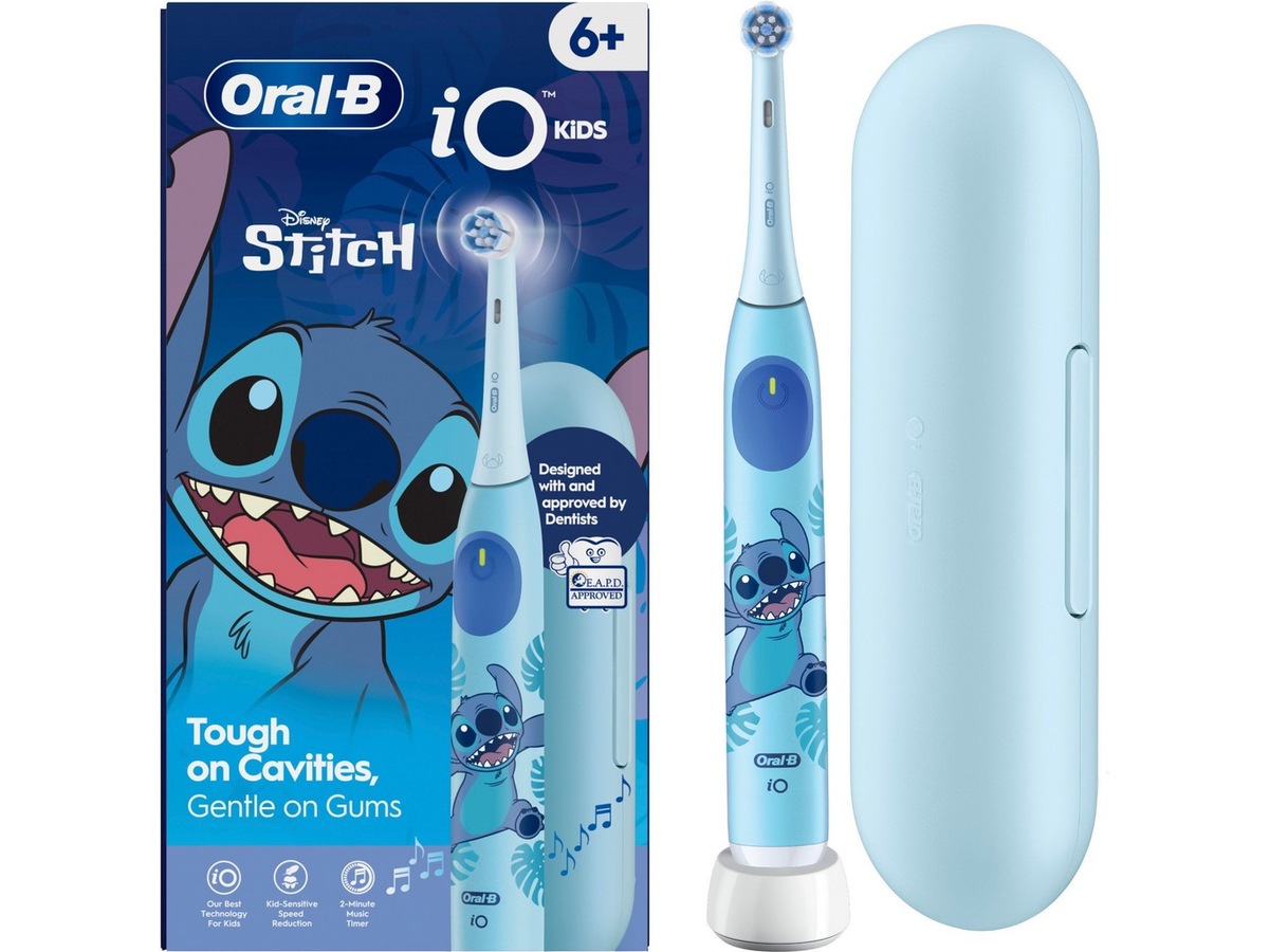 Oral-B iO 6+ Kids Disney Stitch elektrisk tandbørste Elektriske tandbørster