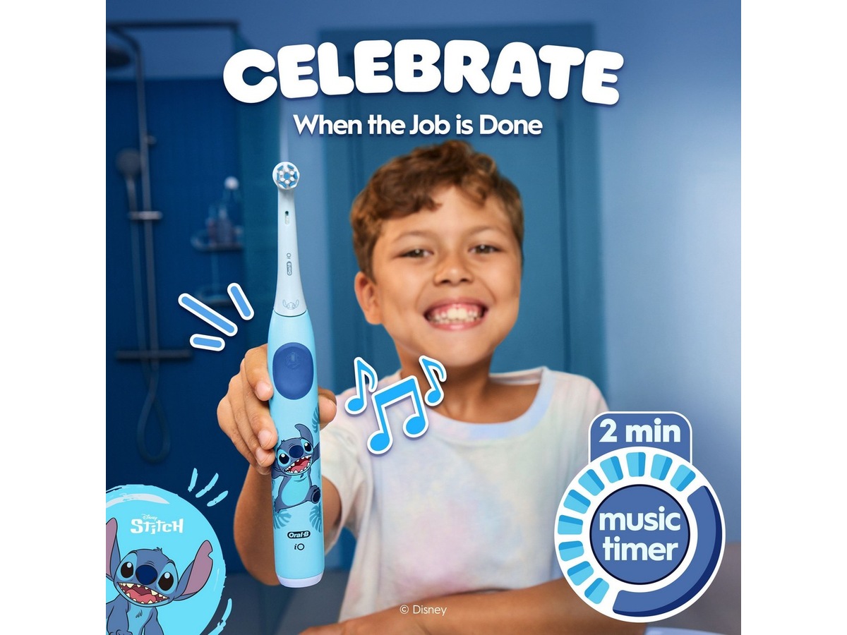 Oral-B iO 6+ Kids Disney Stitch elektrisk tandbørste Elektriske tandbørster