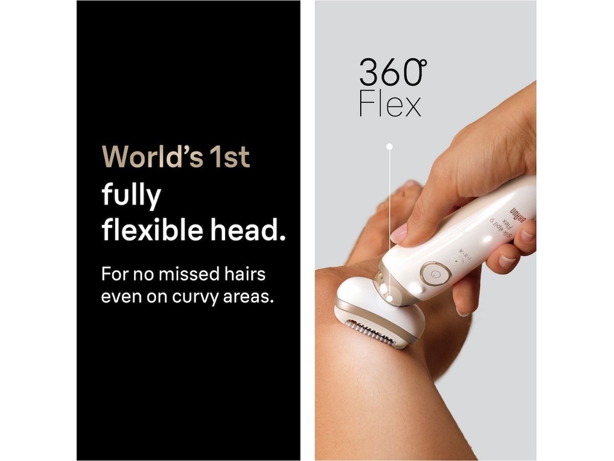 Braun Silk·épil 9 Flex epilator (guld) Epilator & IPL-hårfjerning