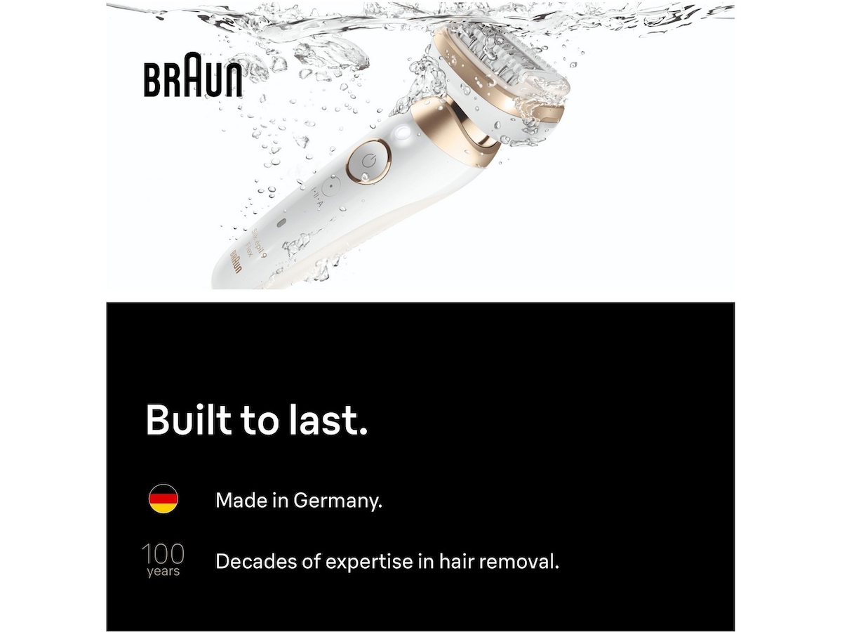 Braun Silk·épil 9 Flex epilator (guld) Epilator & IPL-hårfjerning