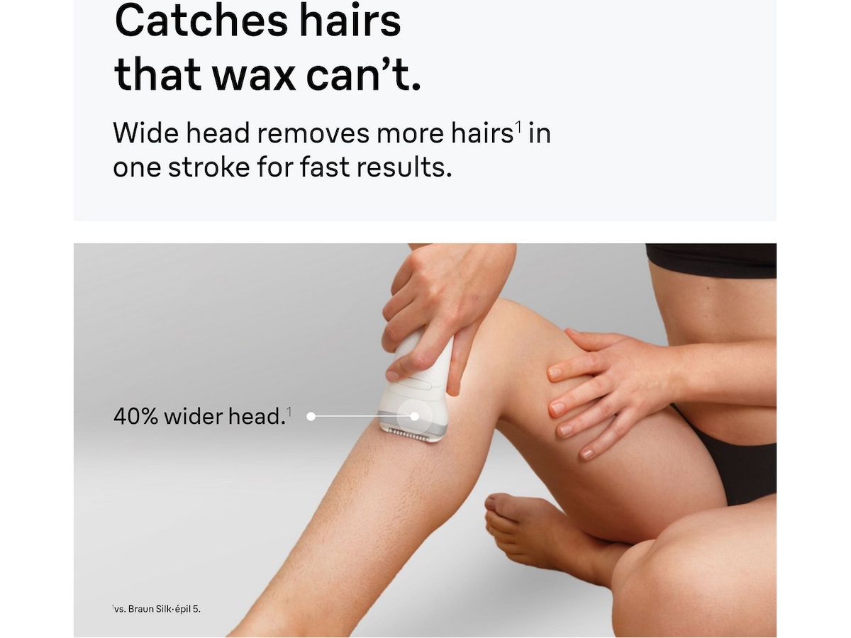 Braun Silk·épil 7 (sølv) Epilator & IPL-hårfjerning