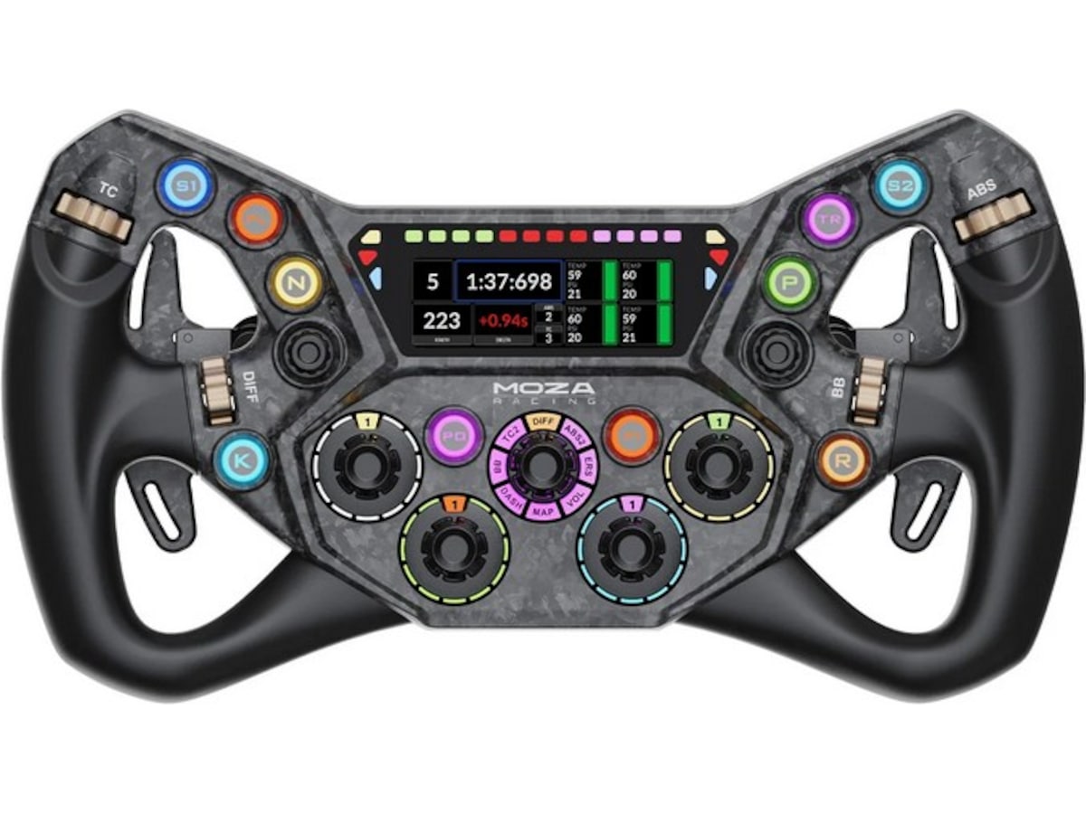 MOZA KS Pro Steering Wheel Rat og pedaler