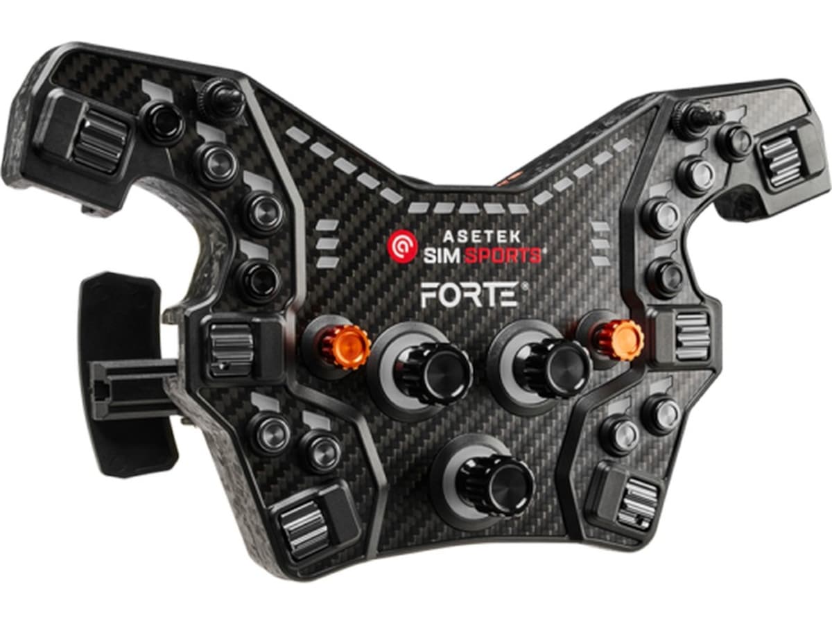 Asetek Forte® Formula knapboks (sort, aluminium) Rat og pedaler