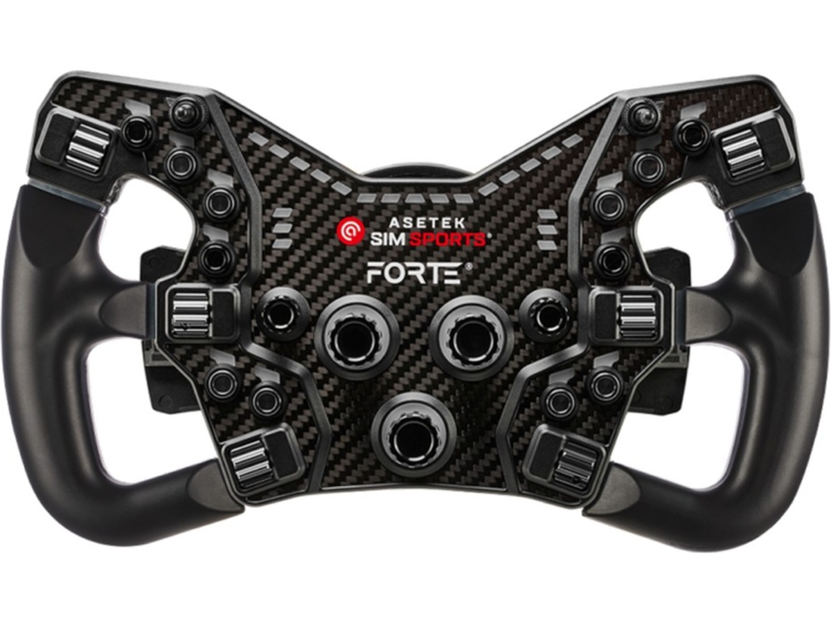 Asetek Forte® Formula knapboks (sort, aluminium) Rat og pedaler