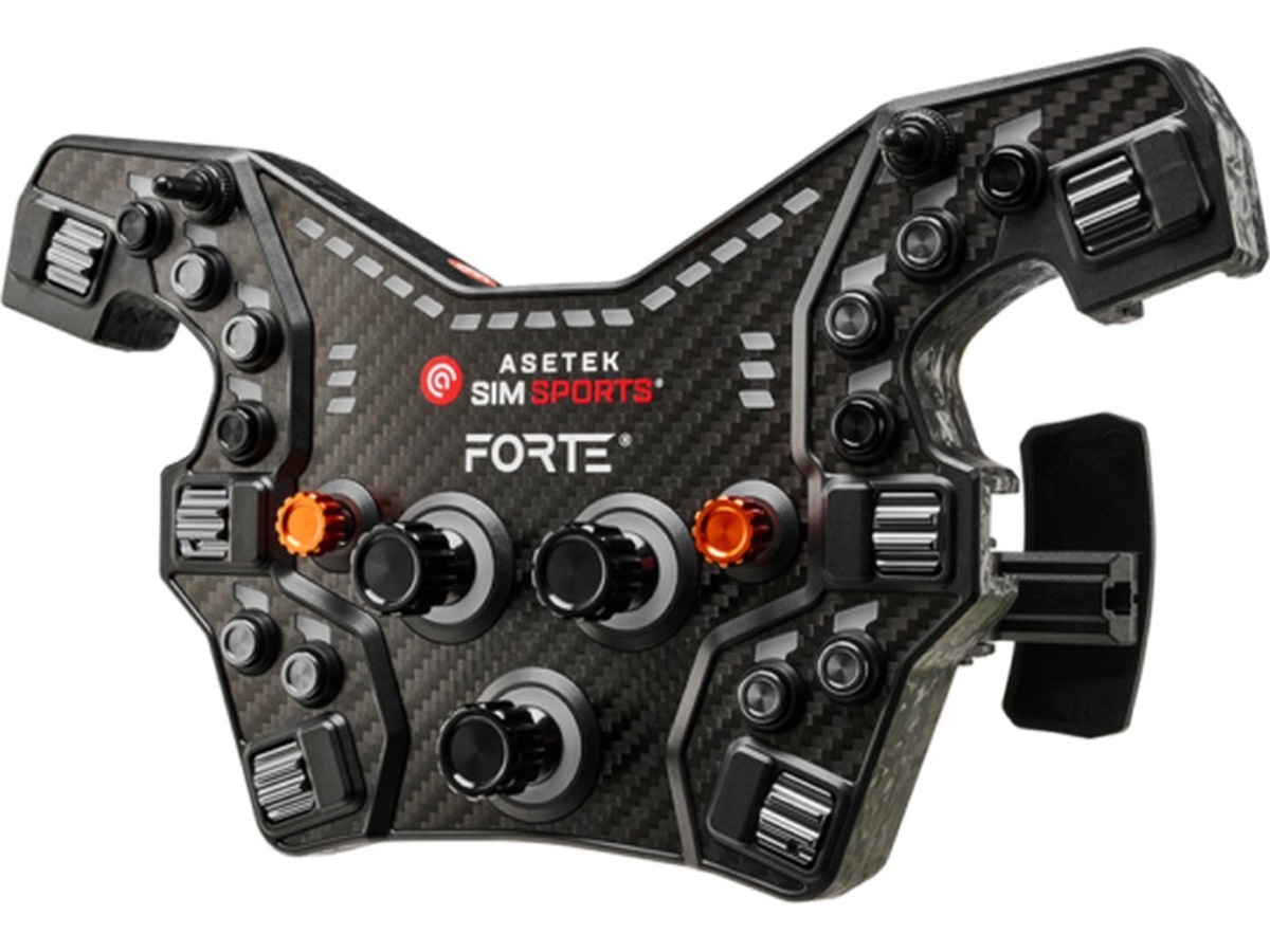 Asetek Forte® Formula knapboks (sort, aluminium) Rat og pedaler