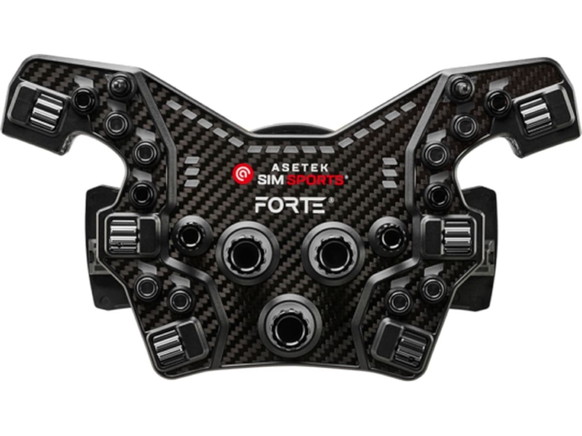 Asetek Forte® Formula knapboks (sort, aluminium) Rat og pedaler