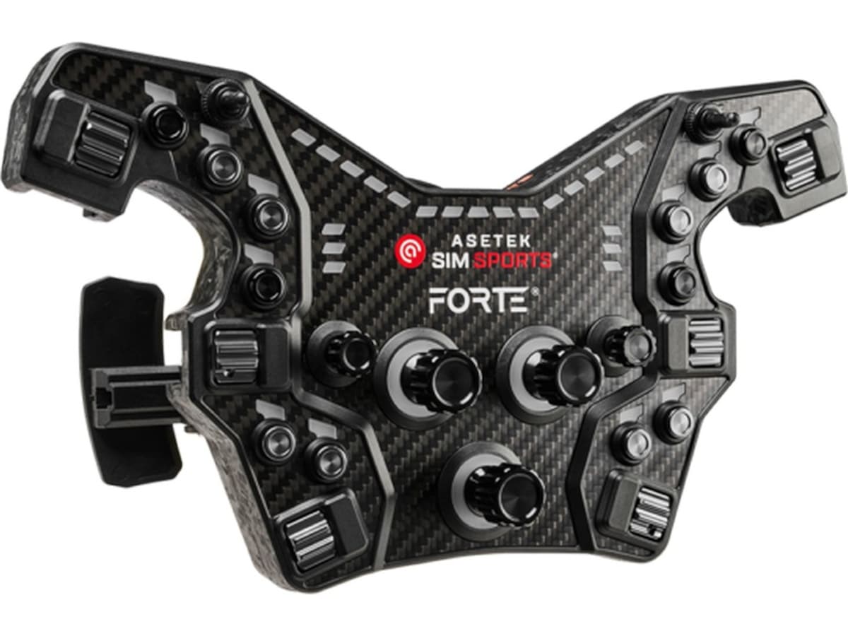 Asetek Forte® Formula knapboks (sort, aluminium) Rat og pedaler