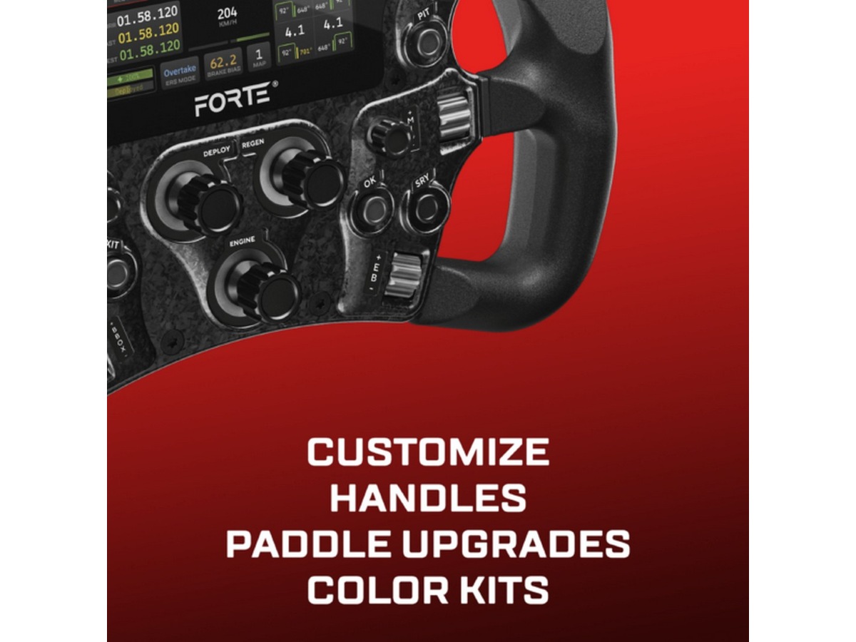 Asetek Forte Formula Pro rat Rat og pedaler