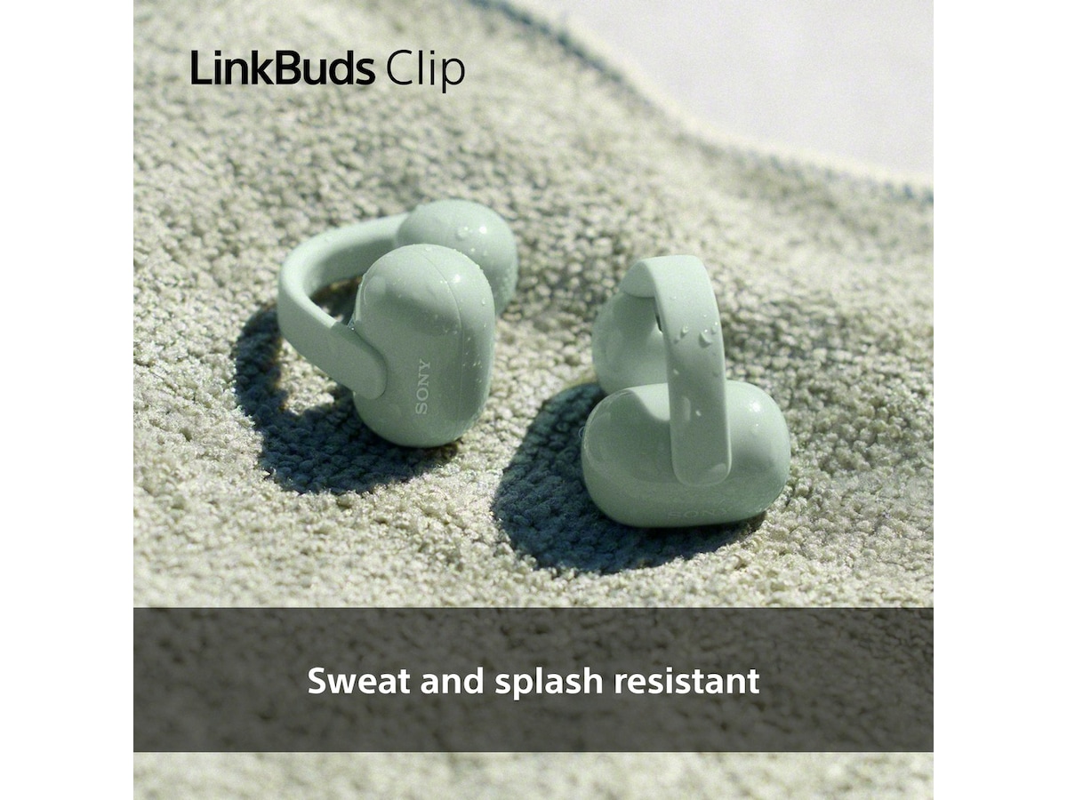 Sony LinkBuds Clip åbne øretelefoner (grøn) Høretelefoner
