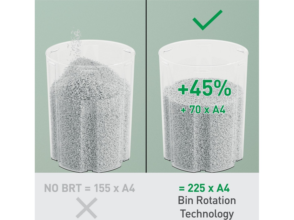 Leitz Makualtor IQ OptiMax Home Office 225 Mikromakulering  P5 Makuleringsmaskiner
