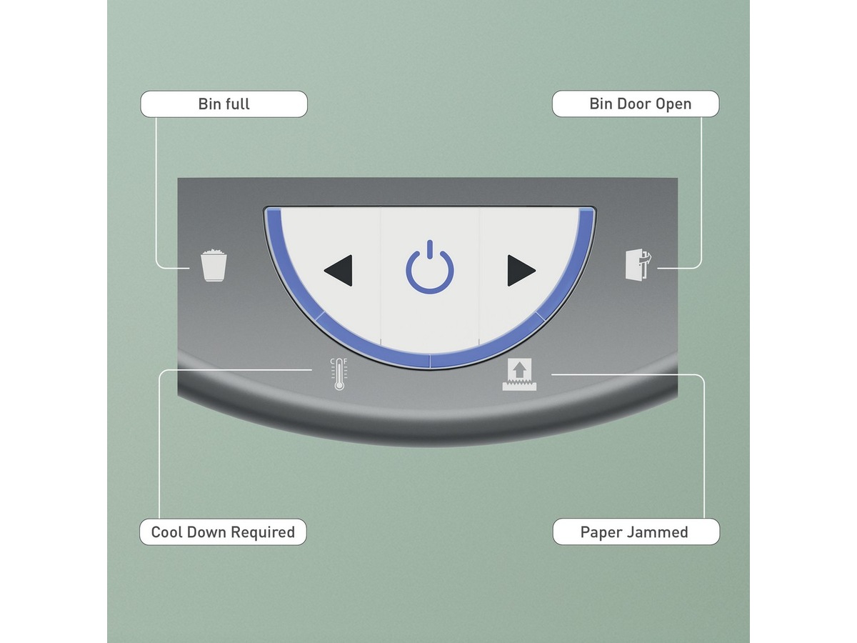 Leitz Makualtor IQ OptiMax Home Office 225 Mikromakulering  P5 Makuleringsmaskiner