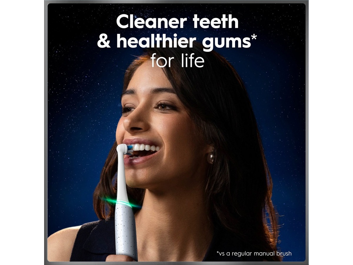 Oral-B iO10 elektrisk tandbørste (hvid) Tilbehør til tandpleje
