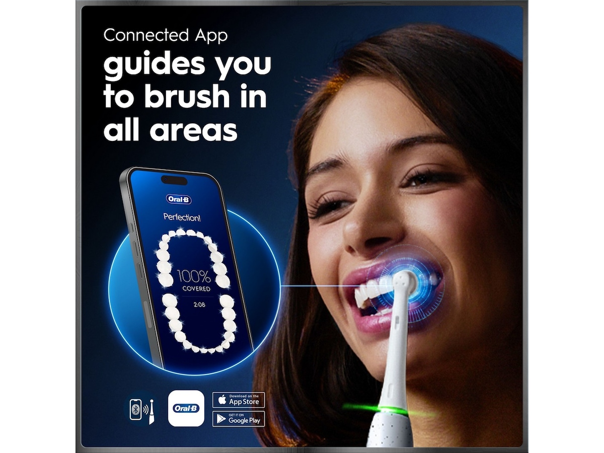 Oral-B iO10 elektrisk tandbørste (hvid) Tilbehør til tandpleje