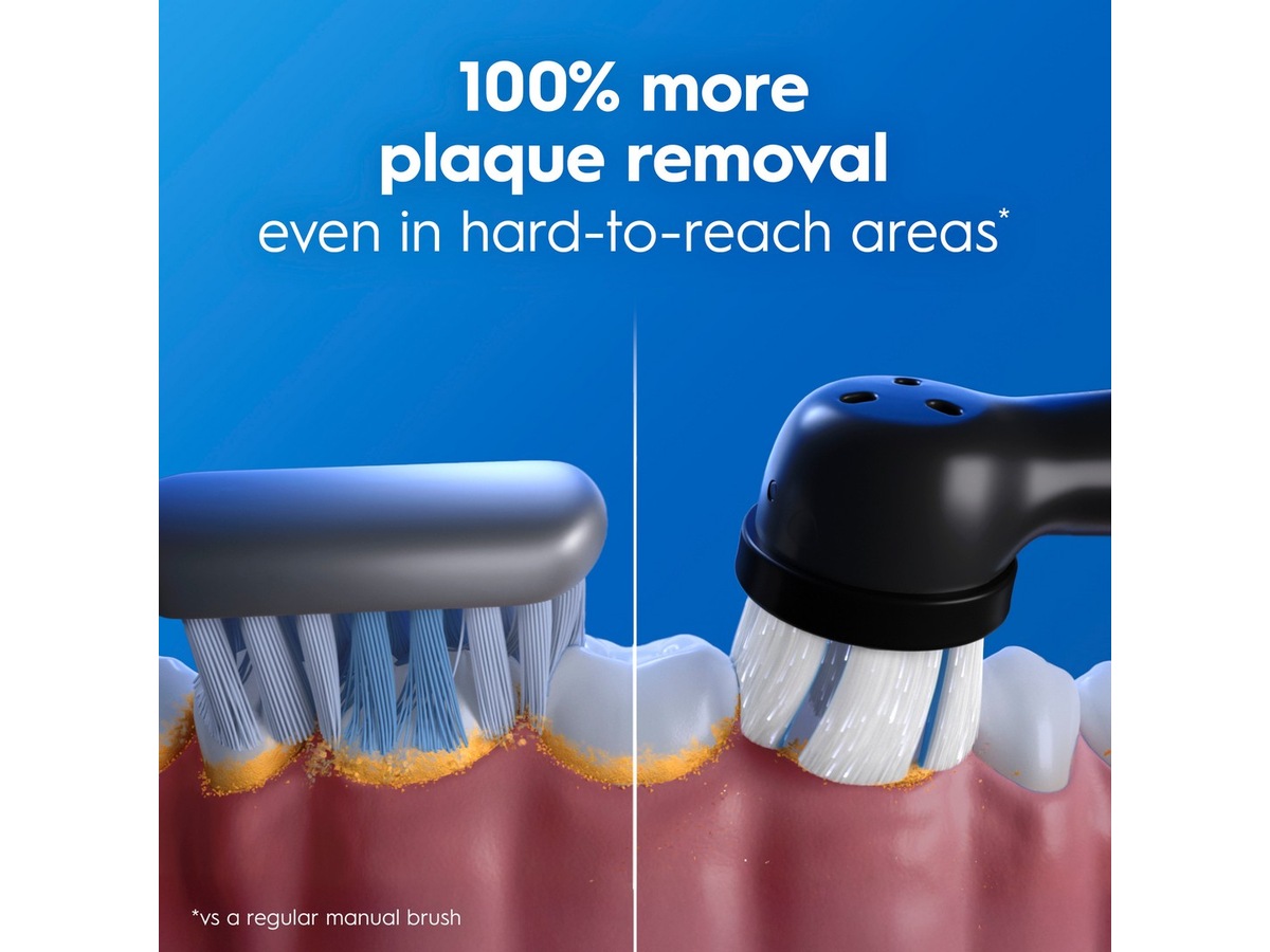 Oral-B iO 2 elektrisk tandbørste (Night Black) Tilbehør til tandpleje