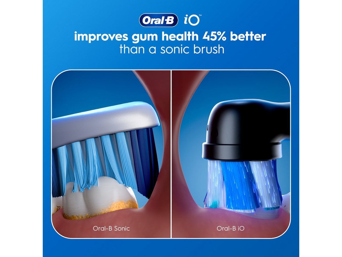Oral-B iO 2 elektrisk tandbørste (Night Black) Tilbehør til tandpleje