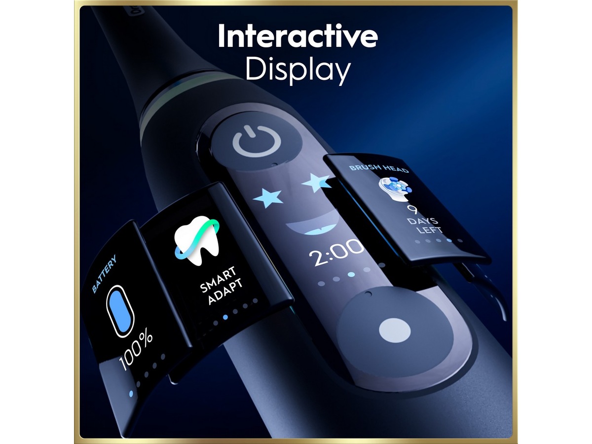 Oral-B iO9 elektrisk tandbørste (sort) Tilbehør til tandpleje