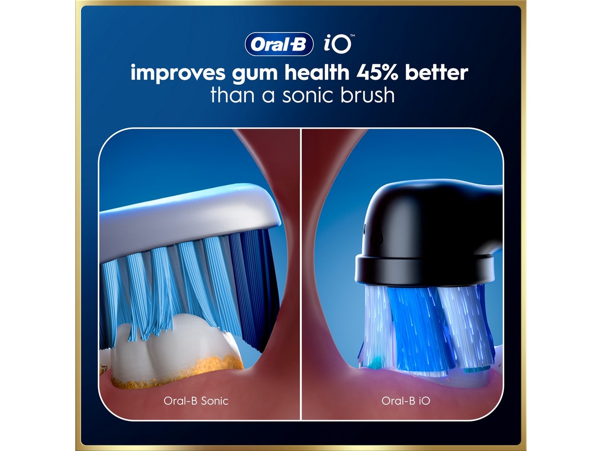Oral-B iO9 elektrisk tandbørste (sort) Tilbehør til tandpleje