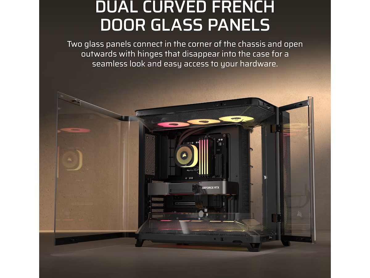 Corsair AIR 5400 RS-R ARGB Triple Chamber Mid Tower (sort) Midi Tower