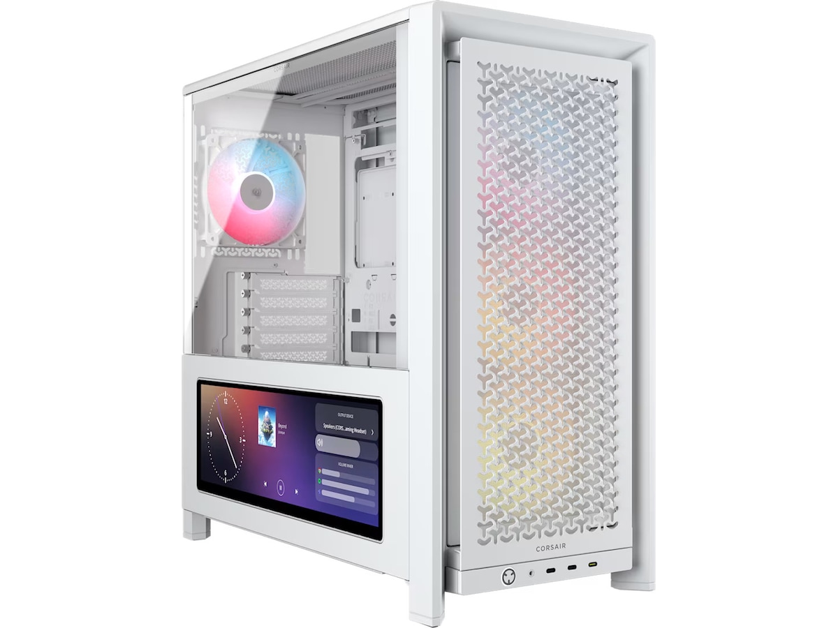 Corsair Frame 4000D LCD RS Performance mid tower (hvid) Midi Tower