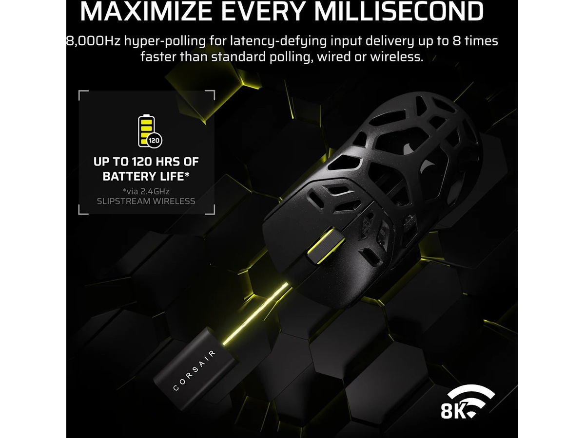 Corsair Sabre v2 Pro gamingmus (hvid) Gamingmus