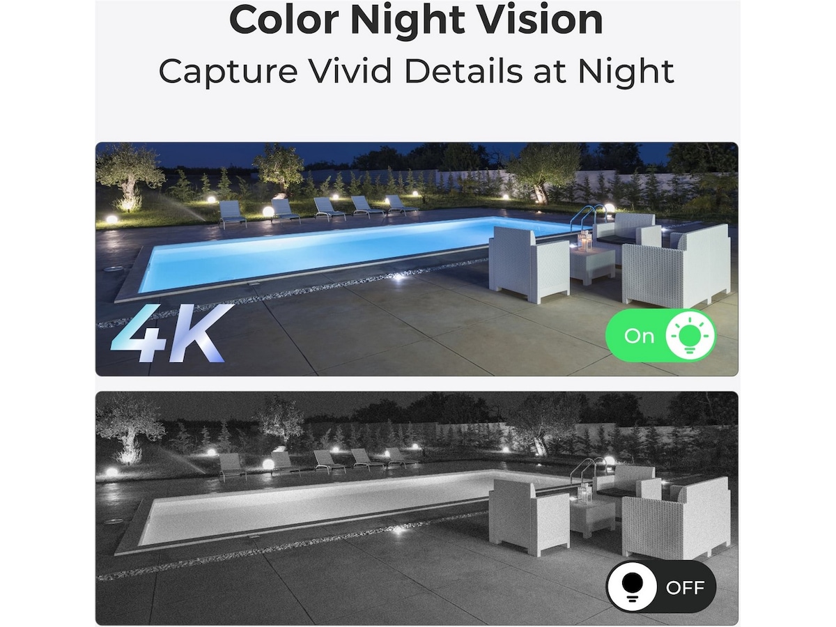 Reolink Argus PT Ultra 4K trådløst sikkerhedskamera (2-stk./solpanel) Overvågningskameraer