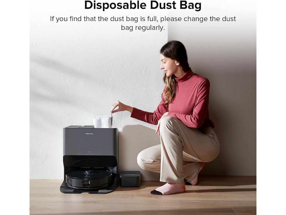 Roborock dammpåse för laddningsdocka 6 st Tilbehør til støvsugere og rengøring