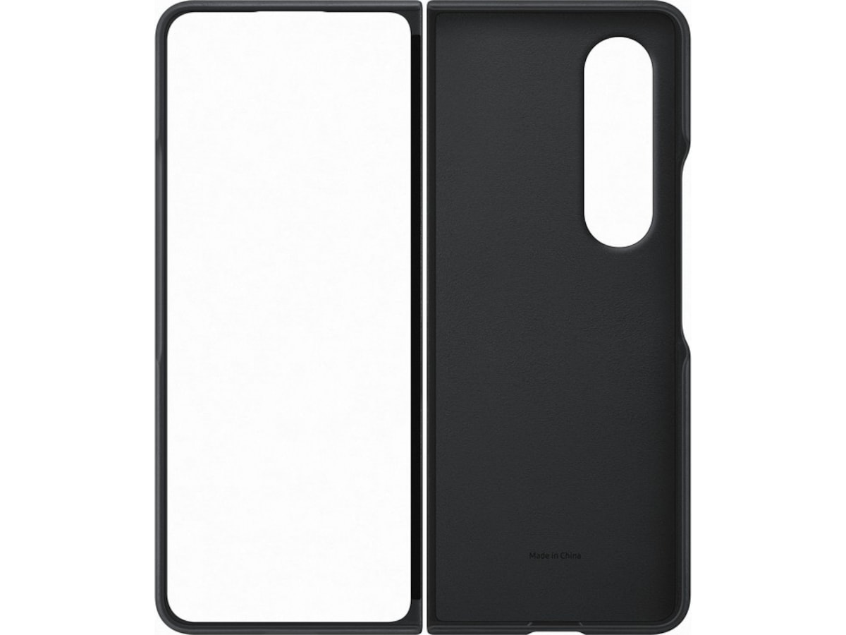Samsung Galaxy Z Fold4 Leather Cover (sort) Mobilcover