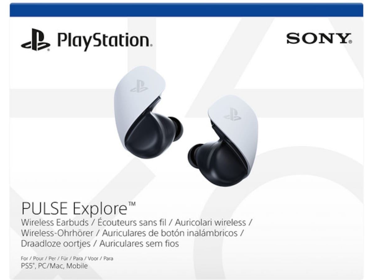 PlayStation Pulse Explore trådløse øretelefoner (hvid) Gamingheadset
