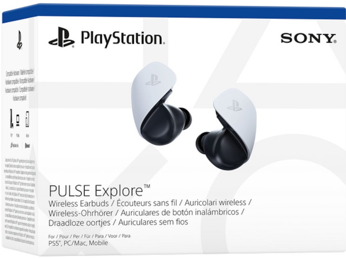 PlayStation Pulse Explore trådløse øretelefoner (hvid) Gamingheadset