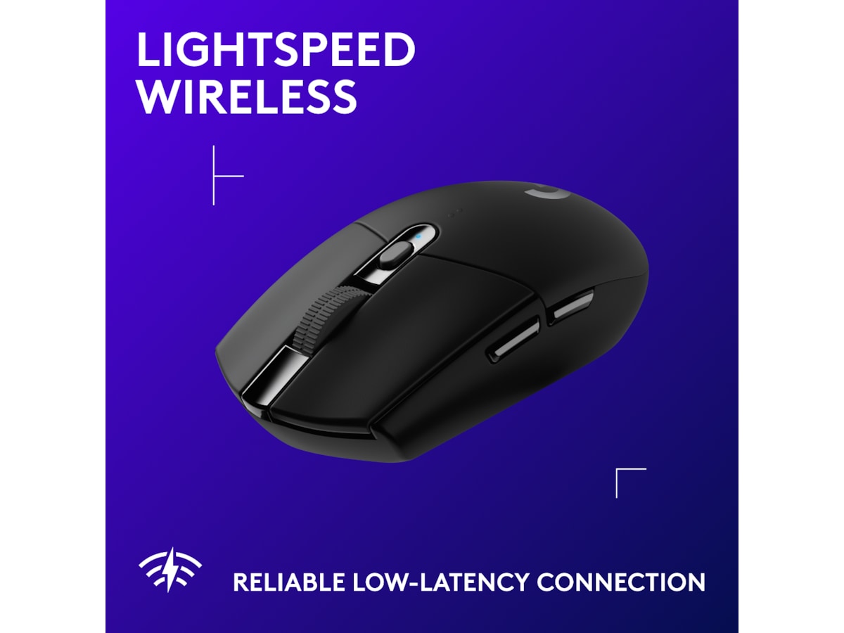 Logitech G305 Lightspeed Trådløs Gamingmus (sort) Gamingmus