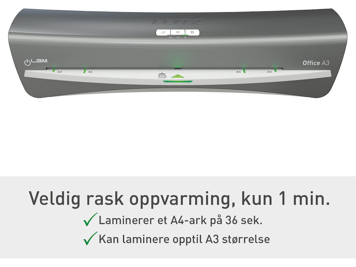 Leitz Lamineringsmaskine iLAM A3 Office Lamineringsmaskiner