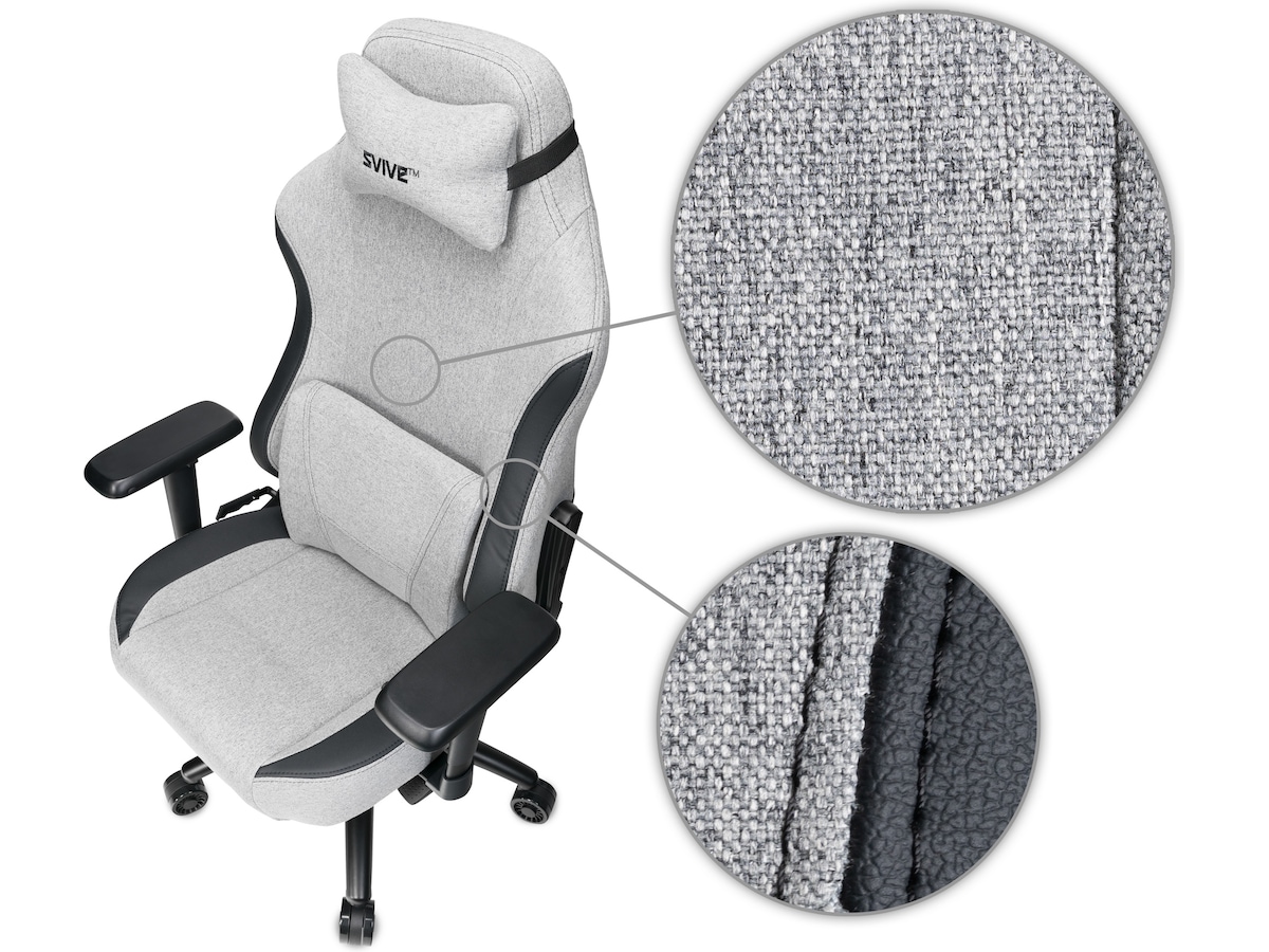 Svive Gemini gamingstol (lys grå) Gamingstole