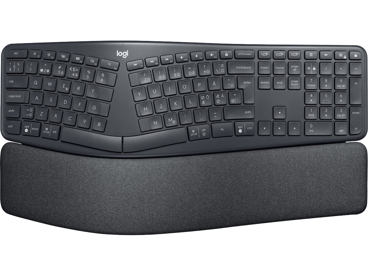 Logitech ERGO K860 Trådlös Tastatur Keyboards