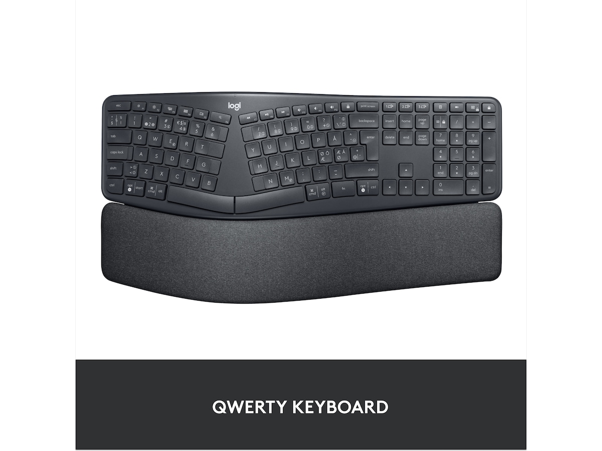 Logitech ERGO K860 Trådlös Tastatur Keyboards