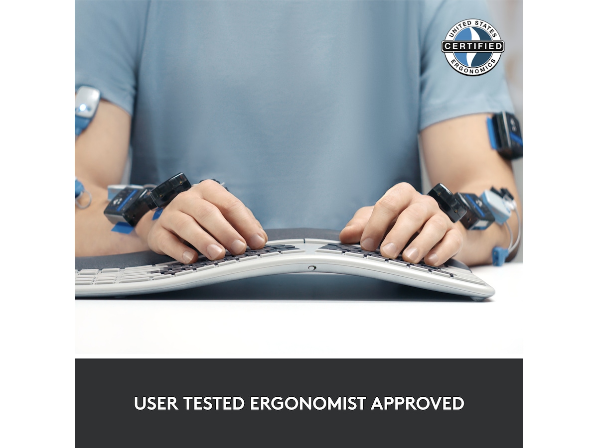 Logitech ERGO K860 Trådlös Tastatur Keyboards