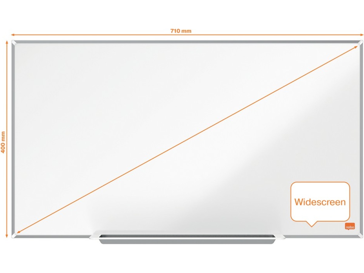Nobo Whiteboard Impression Pro Widescreen 32" emaljeret magnetisk tavle Whiteboards