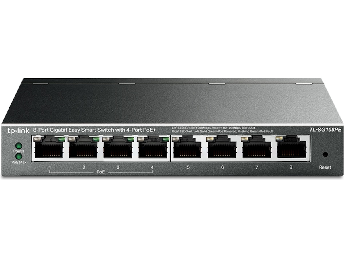 TP-Link TL-SG108PE PoE Switch 8P Switch