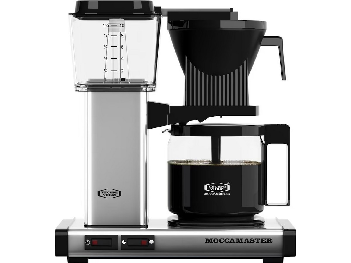 Moccamaster Automatic 53745 kaffebrygger (poleret sølv) Kaffemaskiner