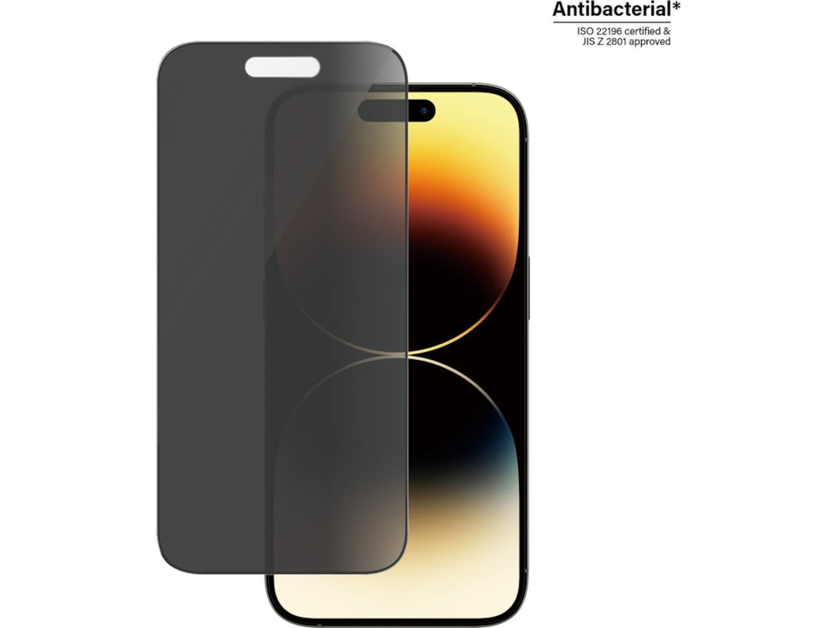 Panzerglass iPhone 14 Pro Privacy Skærmbeskytter Skærmbeskyttelse mobiltelefon