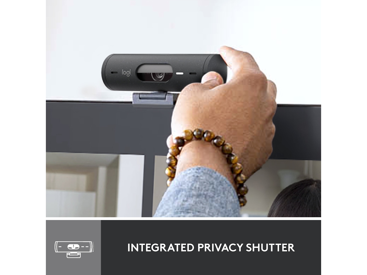 Logitech Brio 500 webcam (graphite) Webkameraer