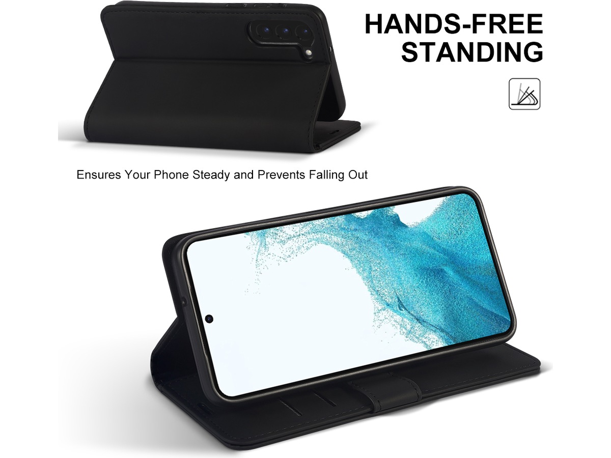 iiglo Galaxy S23+ Wallet cover (sort) Mobilcover