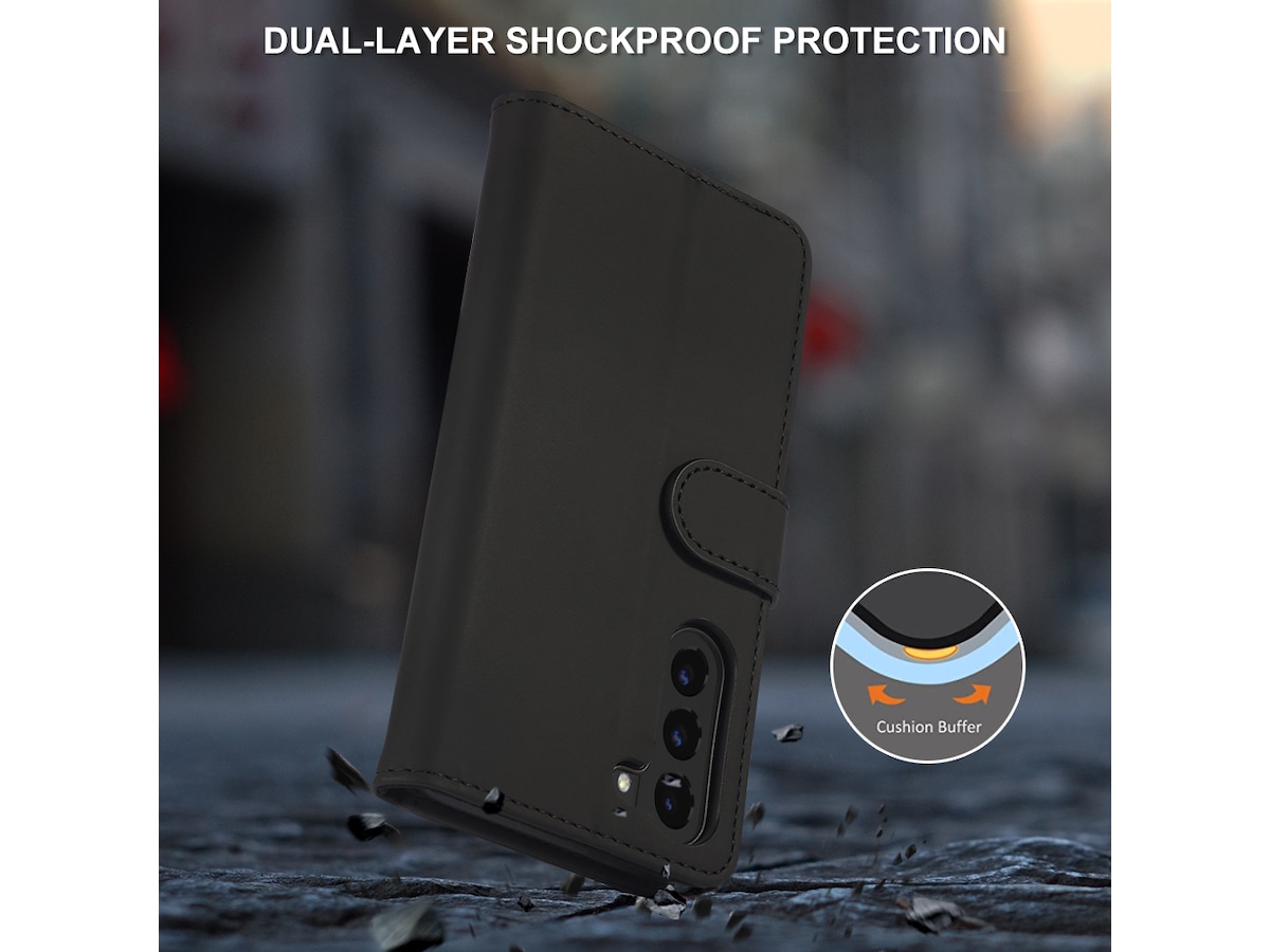 iiglo Galaxy S23+ Wallet cover (sort) Mobilcover