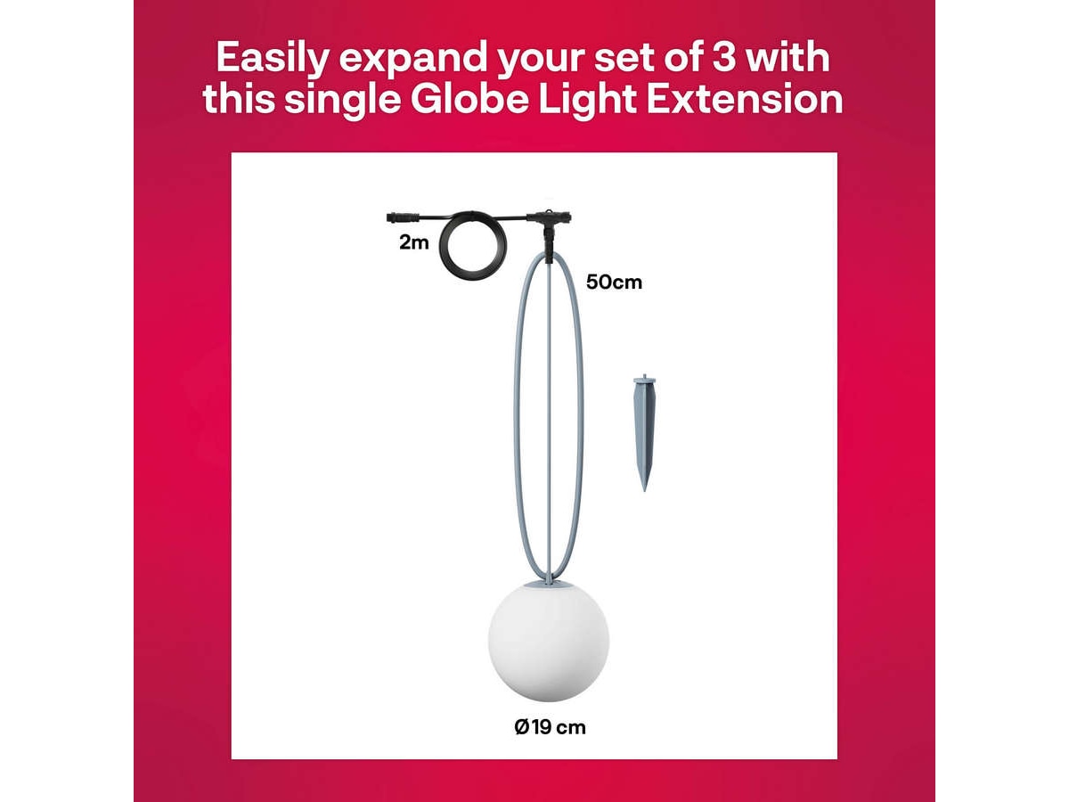 Innr smart utendørs extension globe farge LED-pærer & elpærer