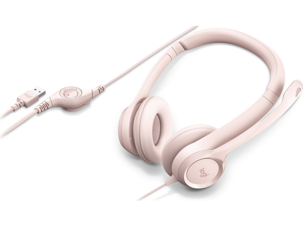 Logitech H390 USB PC headset (rosa) Headset